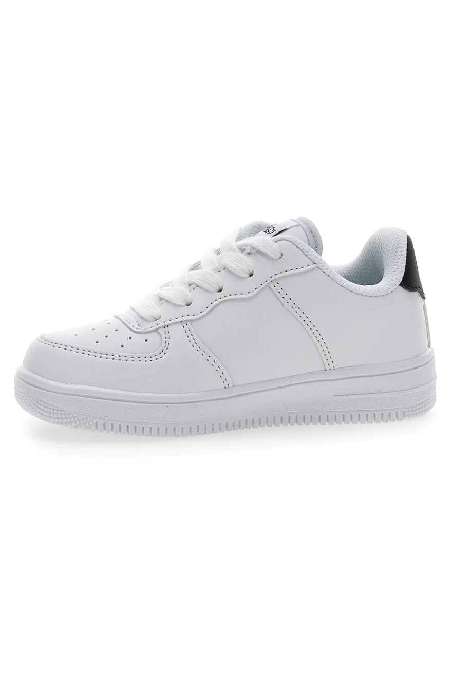 Sneakers Bianche Con Stampa Colorata Pitt Kids 191562