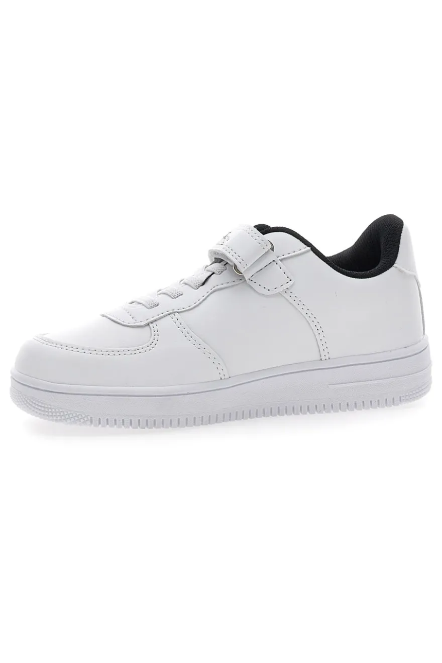 Sneakers bianche con stampa colorata PITT KIDS K191562
