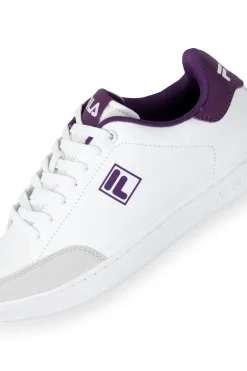 Sneakers bianche dettagli viola Fila Courtbay