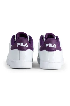 Sneakers bianche dettagli viola Fila Courtbay