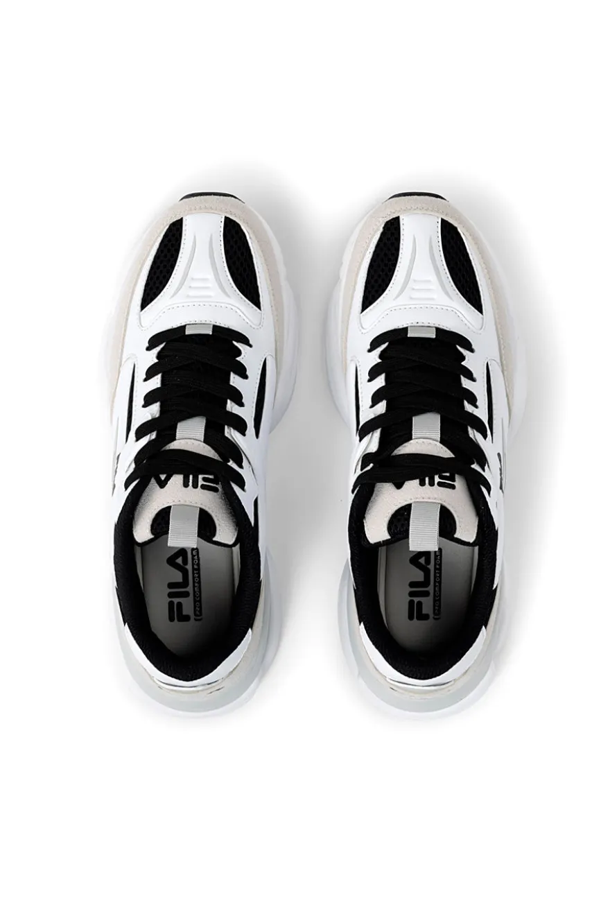 Sneakers Bianche e Nere con Platform FILA RECADE