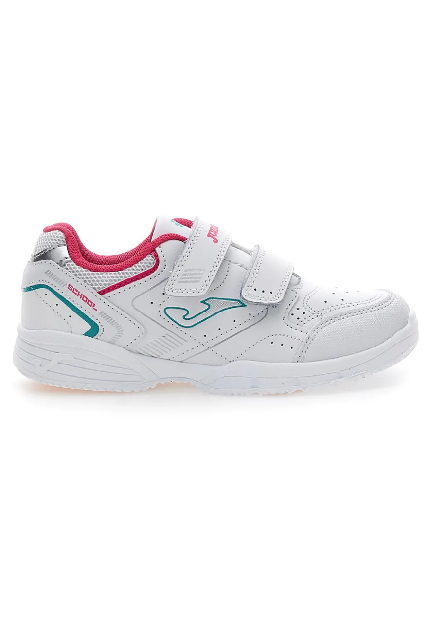 Sneakers Bianche e Rosa Joma W School 2413