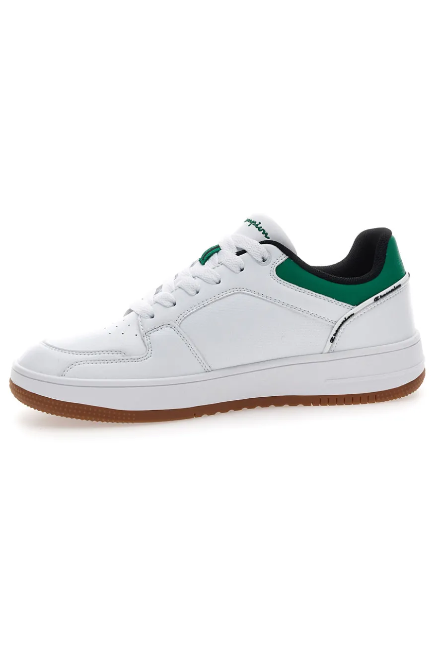 Sneakers Bianche e Verdi Con Logo Laterale Champion RD18 2 LOW