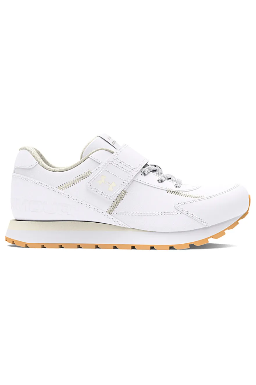 Sneakers bianche leggere con suola in gomma Under Armour Essential Runner
