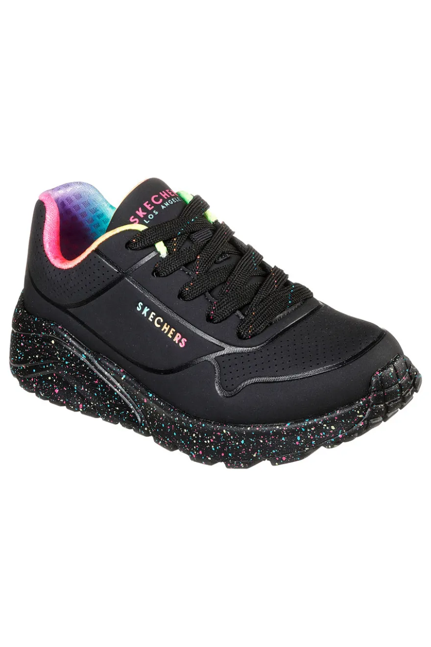Sneakers nere con suola rainbow speckle Skechers Uno Lite Rainbow Speckle