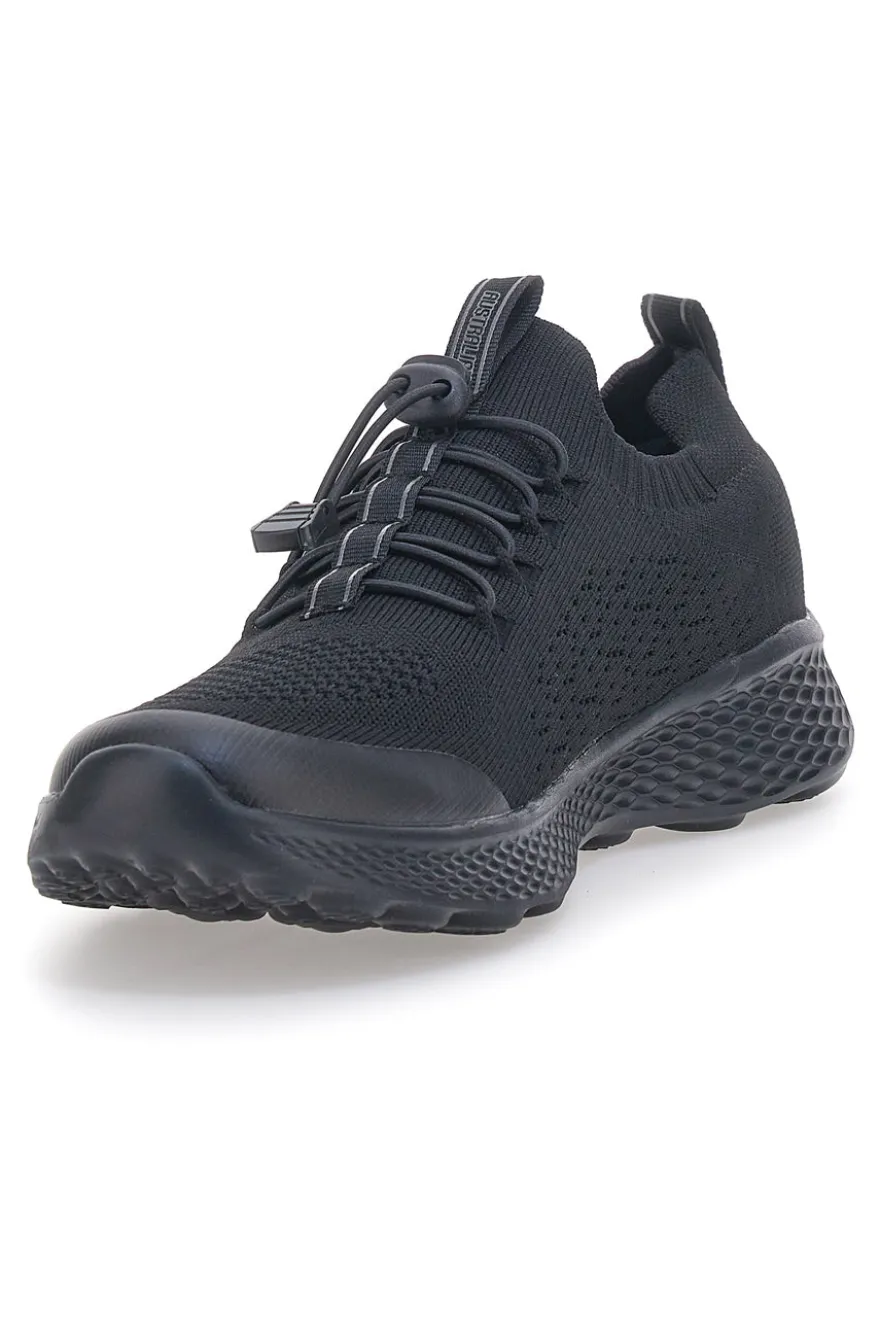 Sneakers Nere Con Tomaia in Mesh e Effetto Memory AUSTRALIAN AU25M107