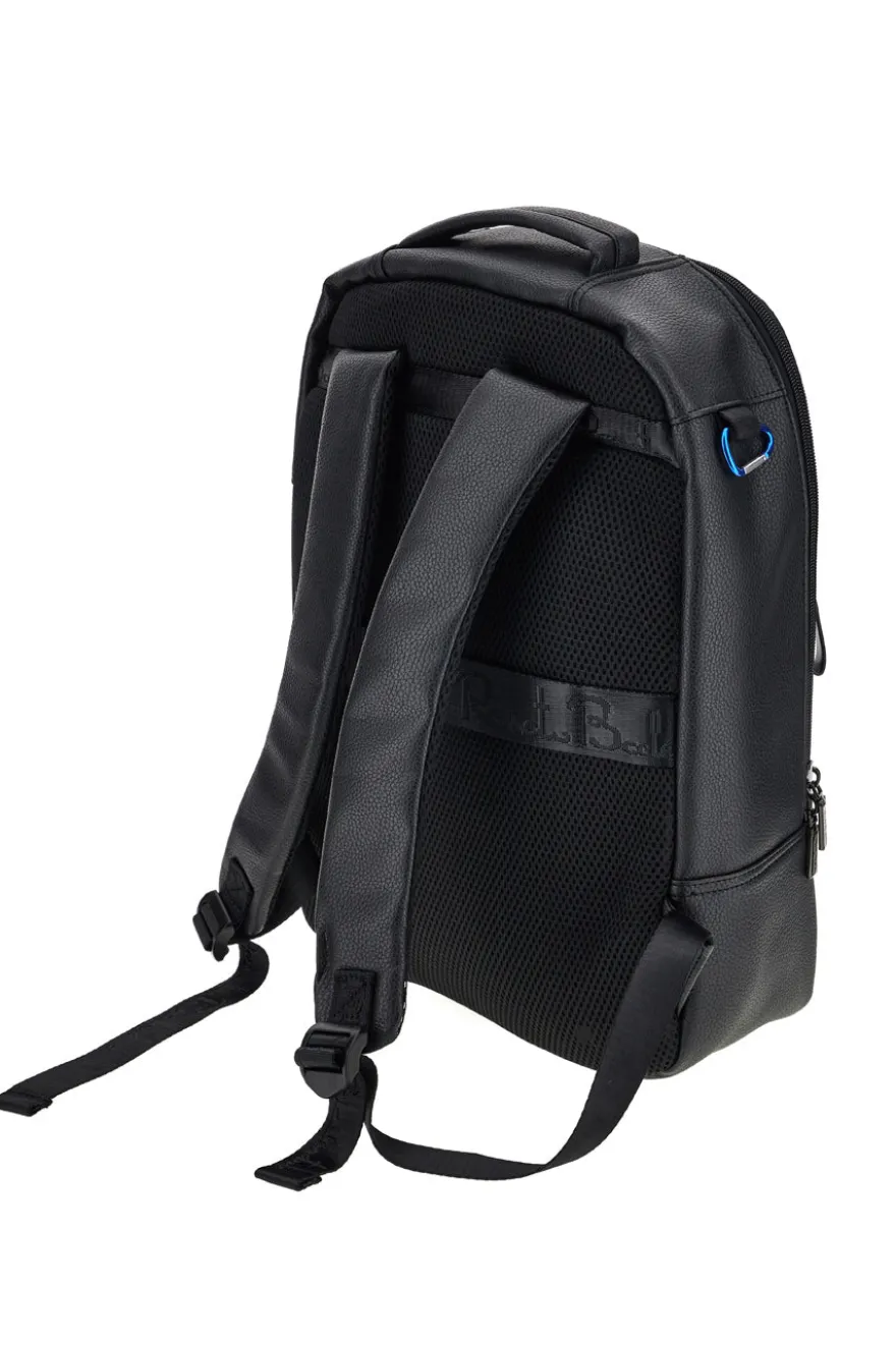 Zaino Nero con Dettagli Blu e Scomparto Porta PC Renato Balestra COB 62140/L/SRBU6